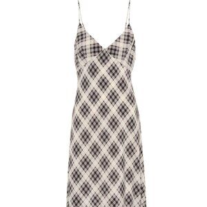 ISO Marc Jacobs Plaid Silk Dress - size 0